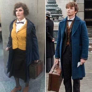Female Newt Scamander Costume Cosplay Handmade | Approx Size M | See Description